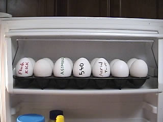 Jujimufu, eggs