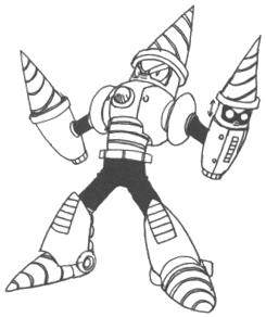 Drill man, Megaman 4