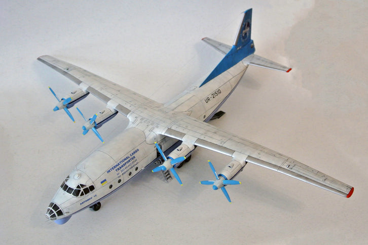 The Antonov An-12 built scale model