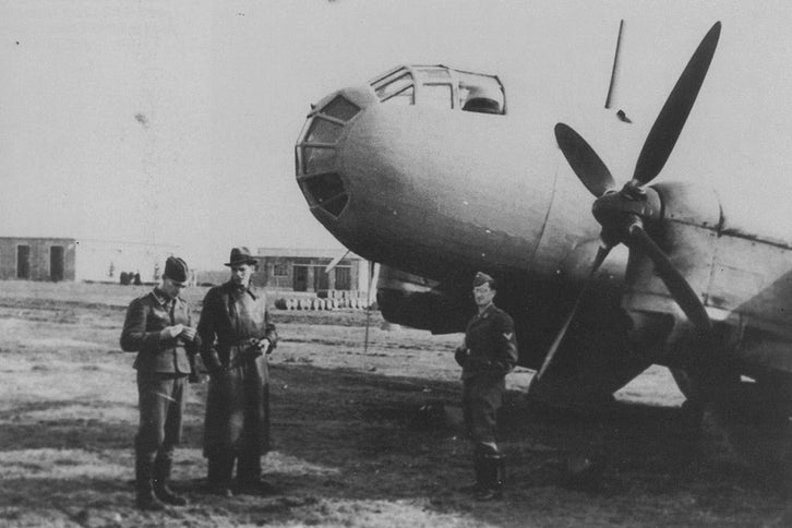 The prototype of Junkers Ju 86R during trials