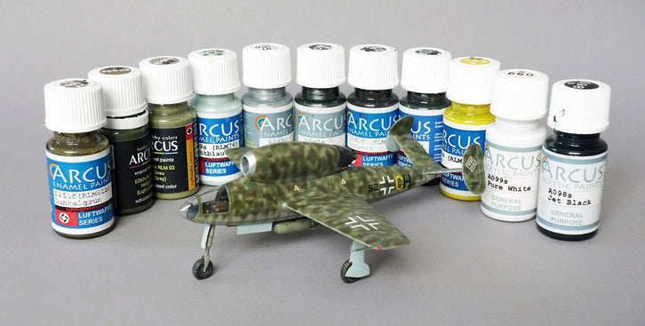 Arcus paints used in the build of Hs 132