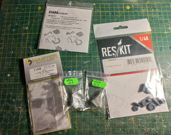 Aftermarket parts for an L-39 kit