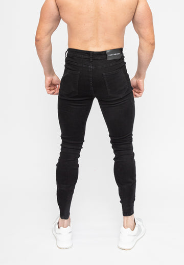 Lodge bijlage Paine Gillic Black Ripped Jeans - Ultra Slim Stretch Fit – Don Milyon