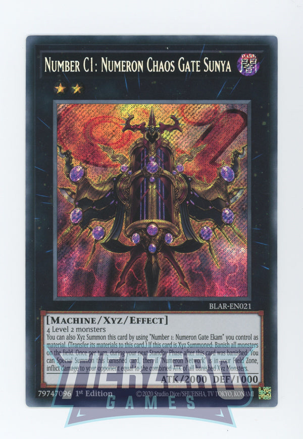 BLAR-EN069 - Number C92: Heart-eartH Chaos Dragon - Secret Rare - Effe