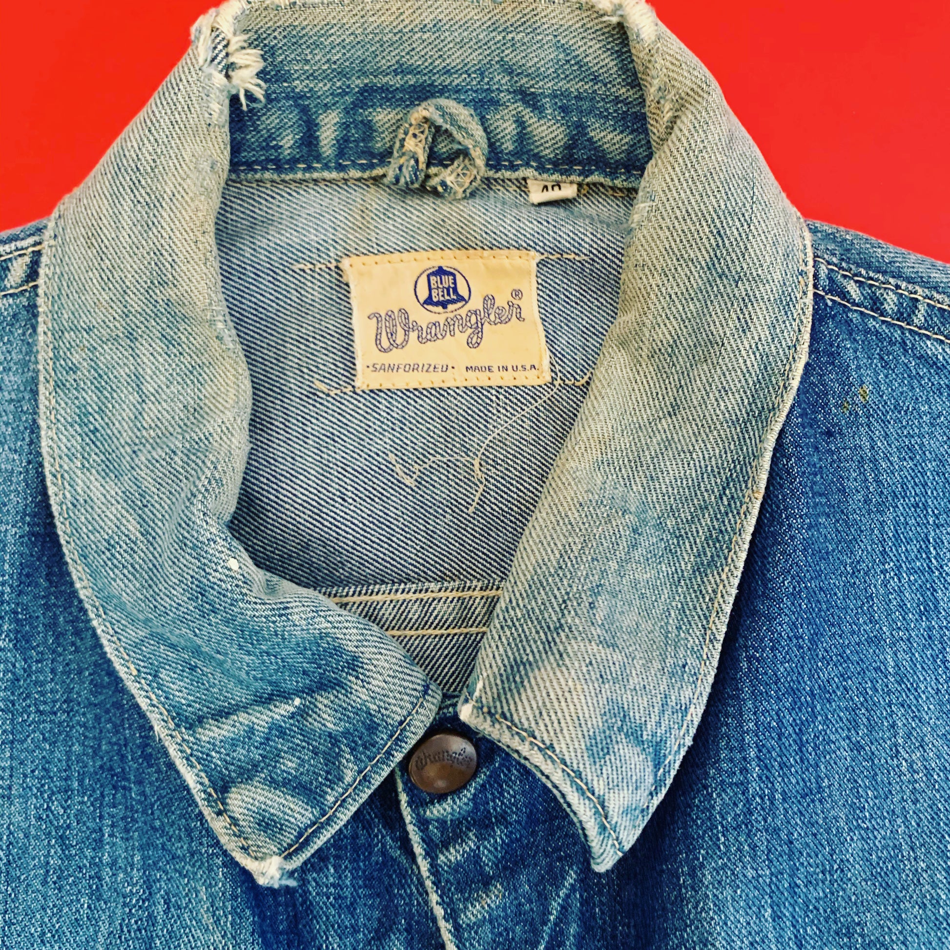 Sixties Wrangler 'Bluebell' Denim Jacket – Alchemy Vintage and Arts