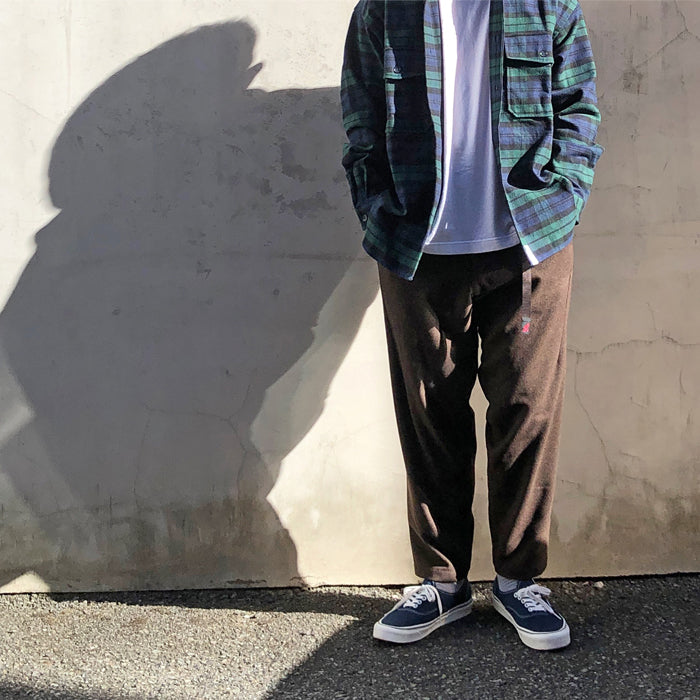 DESCENDANT/CPOC PLAID LS SHIRT (GREEN)