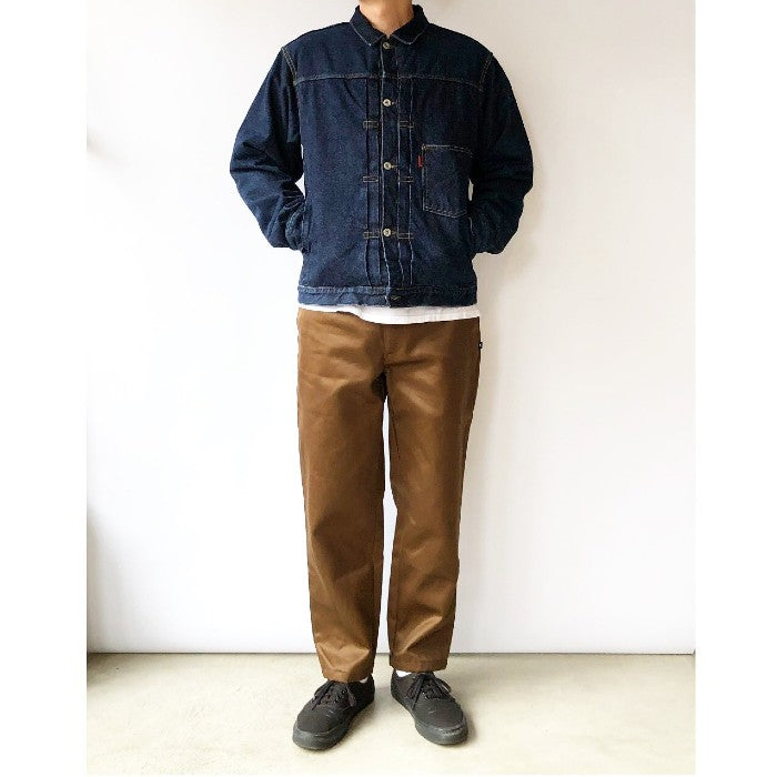 HOLLYWOOD RANCH MARKET/SELVEDGE DENIM BOA PLEATED JACKET