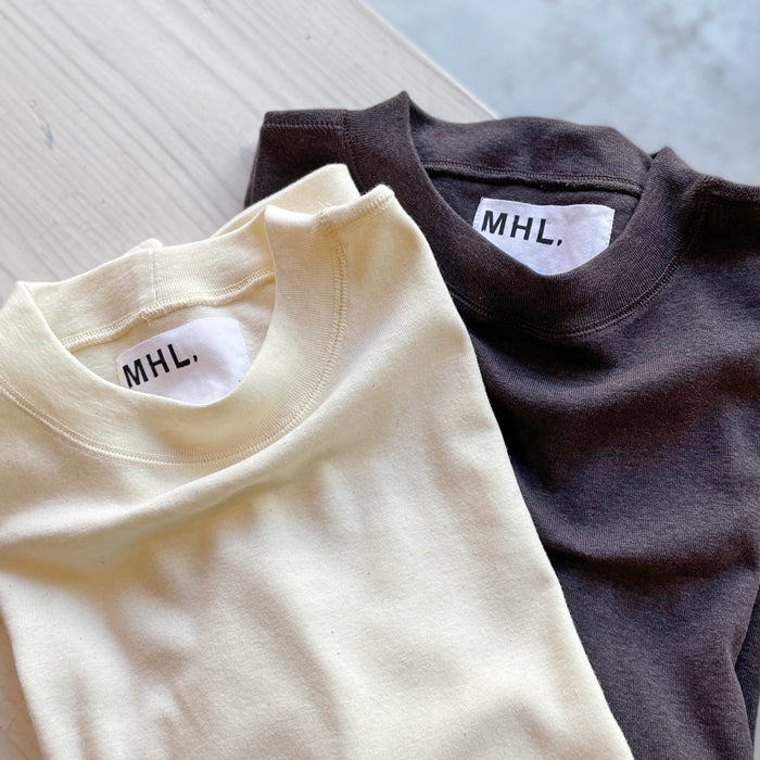 MHL./DRY COTTON WOOL RIB LS