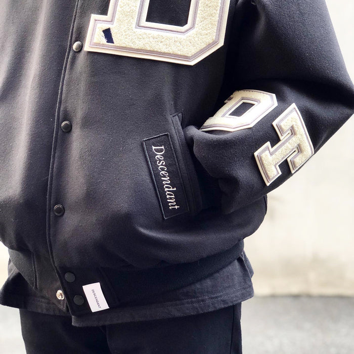 DESCENDANT/SQUAD VARSITY JACKET (BLACK)