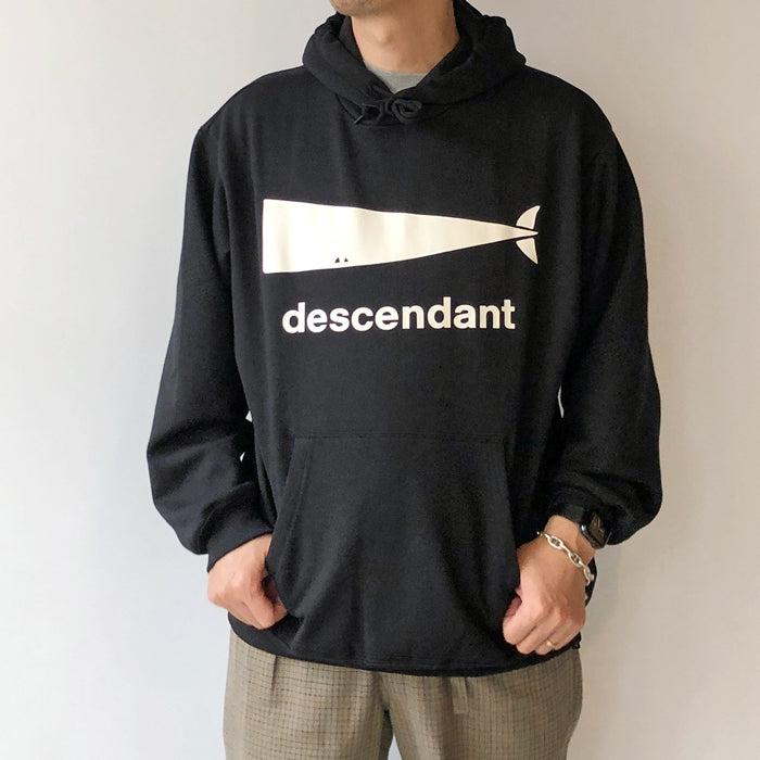 DESCENDANT/CACHALOT HOODED SWEATSHIRT (BLACK)