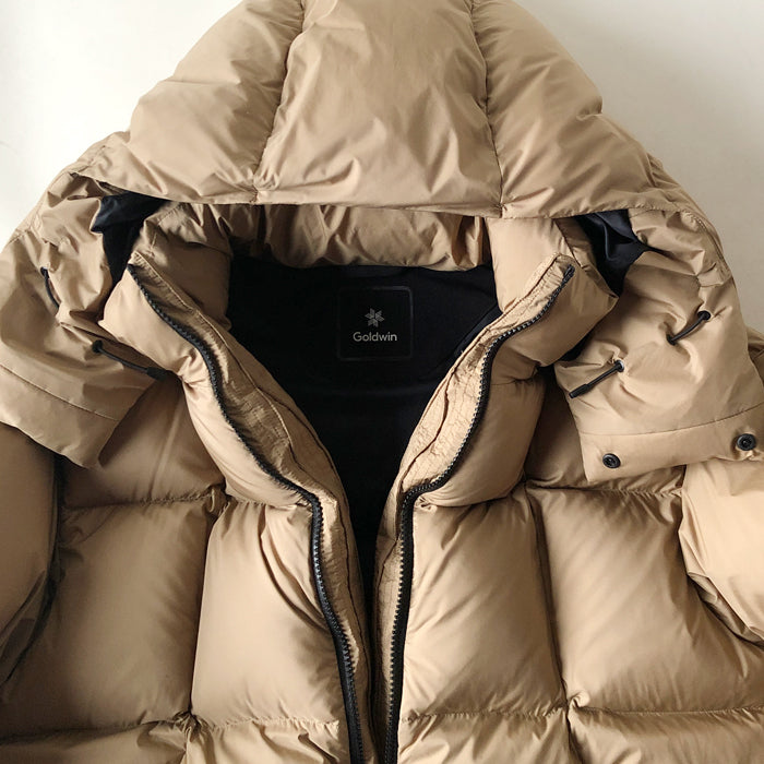 Goldwin Lifestyle/HOODED SPUR DOWN PARKA (BEIGE)
