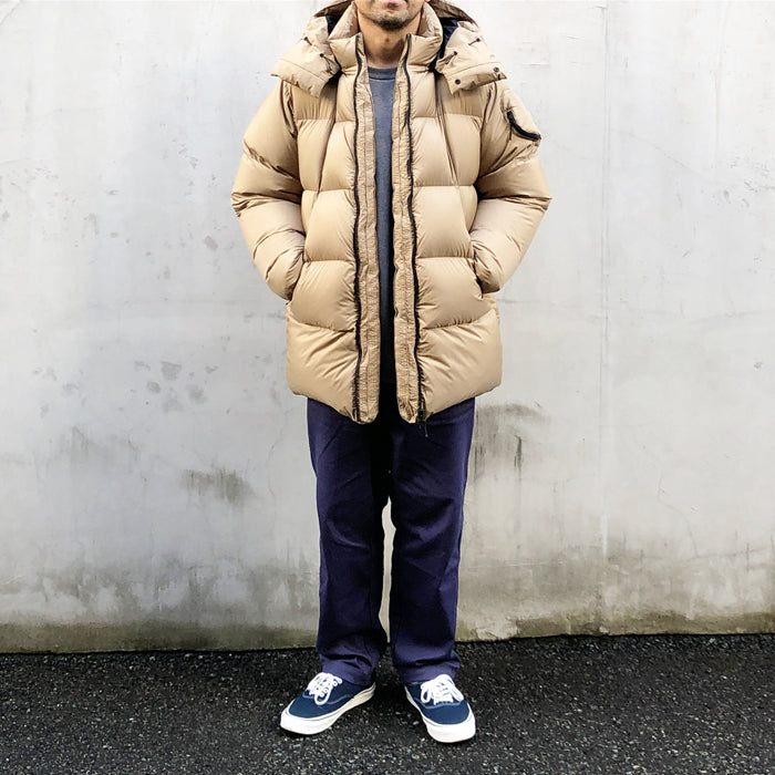 Goldwin Lifestyle/HOODED SPUR DOWN PARKA (BEIGE)