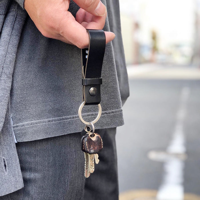 MHL./SOLID LEATHER KEY STRAP