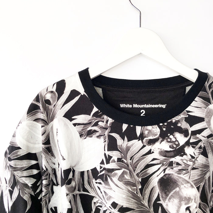 White Mountaineering/FRUITS PATTERN PRINTED T-SHIRT