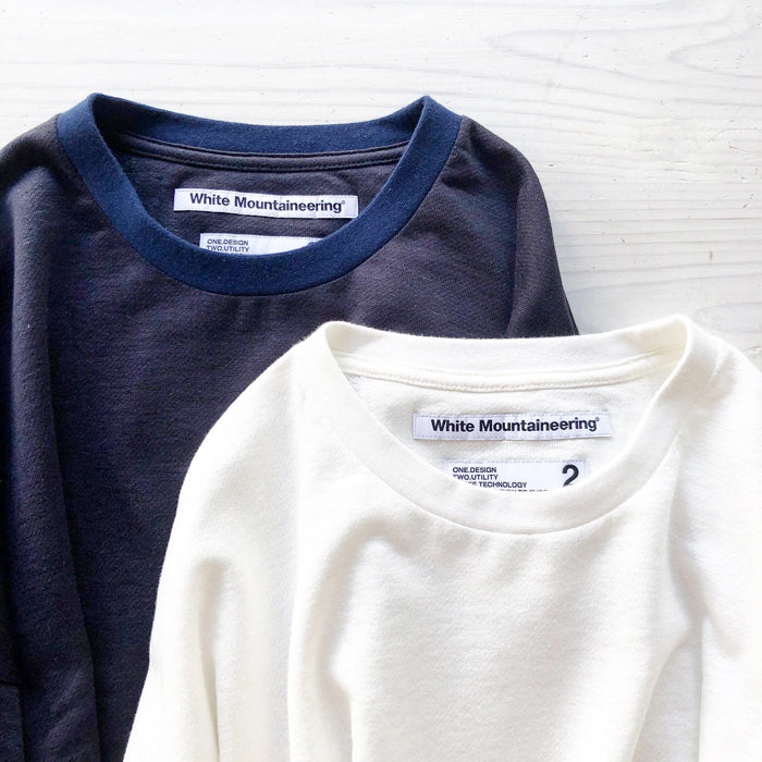 White Mountaineering/LINEN FLEECE WIDE T-SHIRT