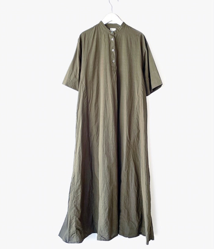 holk/SHIRT DRESS (OLIVE GREEN)