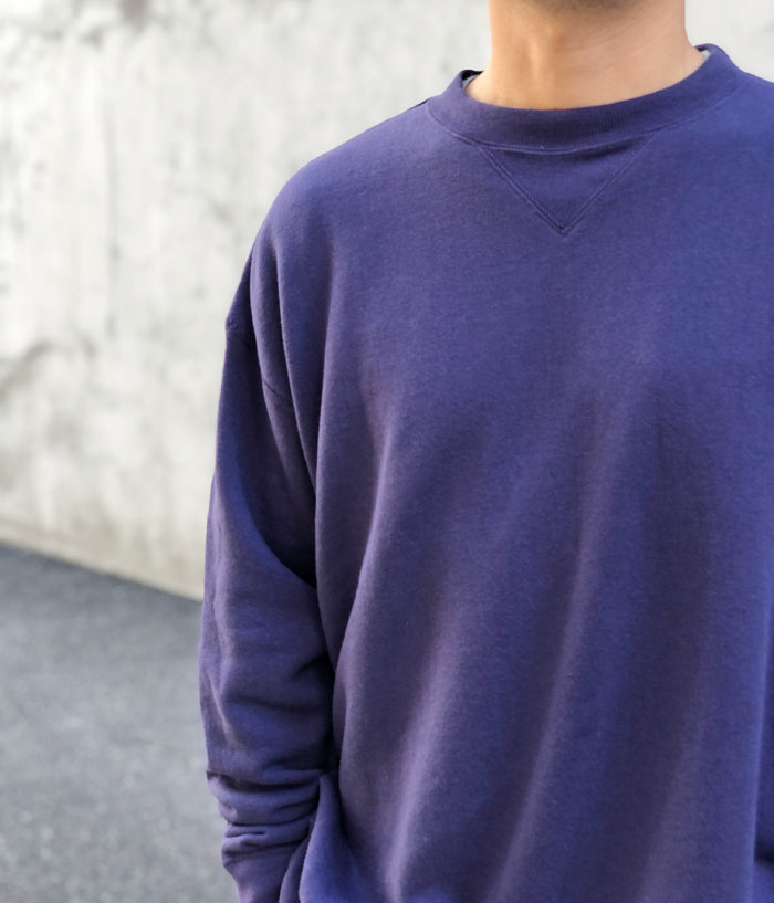 INTERIM/HYPER BIG V-GAZETTE LOOP WHEEL SIDE SEAMLESS SWEAT SHIRT (NASU)