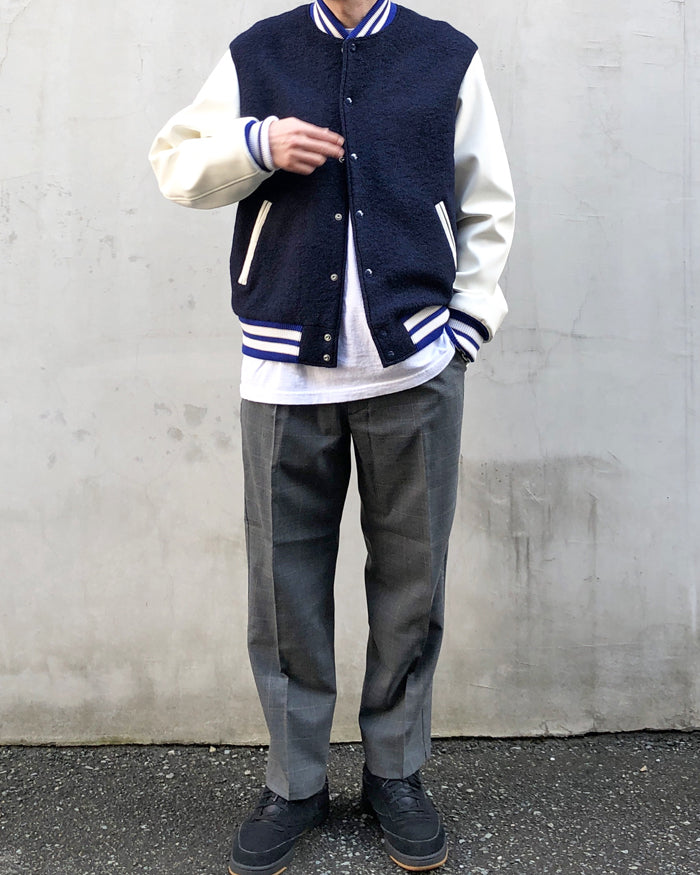 DIGAWEL/VARSITY JACKET (URU TOKYOxDIGAWEL) (NAVY)