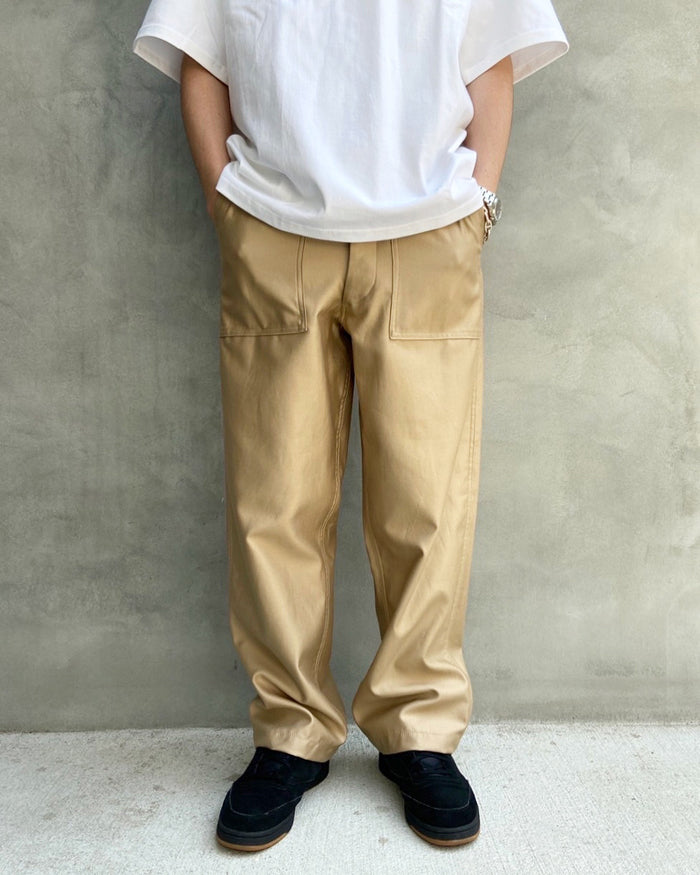 INTERIM/GIZA BACK SATIN BAKER PANTS