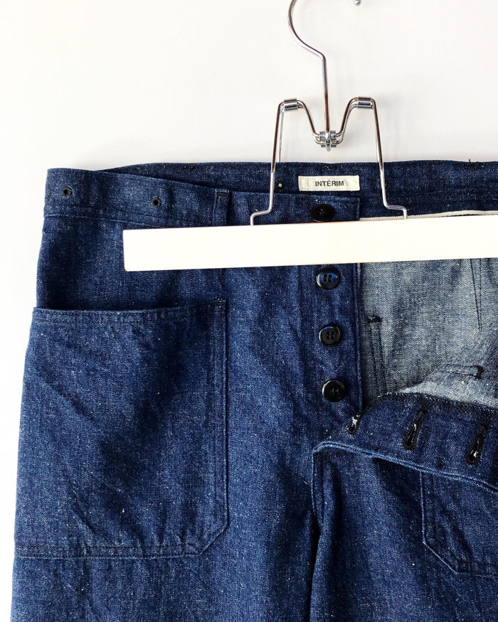 INTERIM/1940's WW2 US.NAVY SELVEDGE NEP DENIM TROUSER