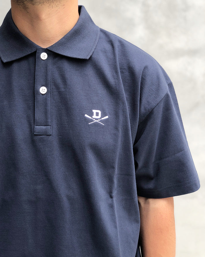 DESCENDANT/CROSS PADDLE POLO SS (NAVY)