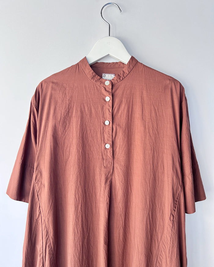 holk/SHIRT DRESS (BRICK)