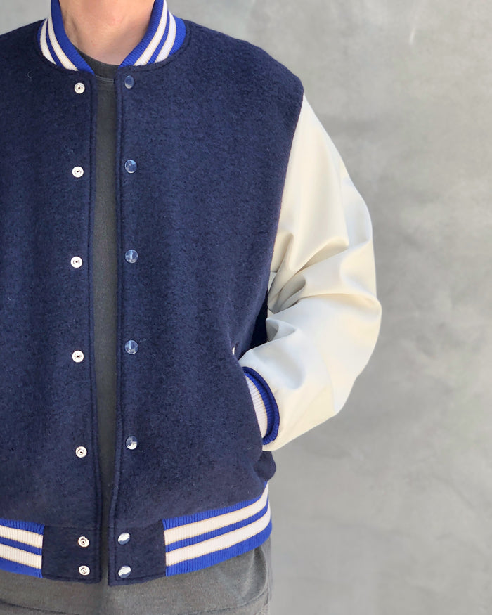 DIGAWEL/VARSITY JACKET (URU TOKYOxDIGAWEL) (NAVY)