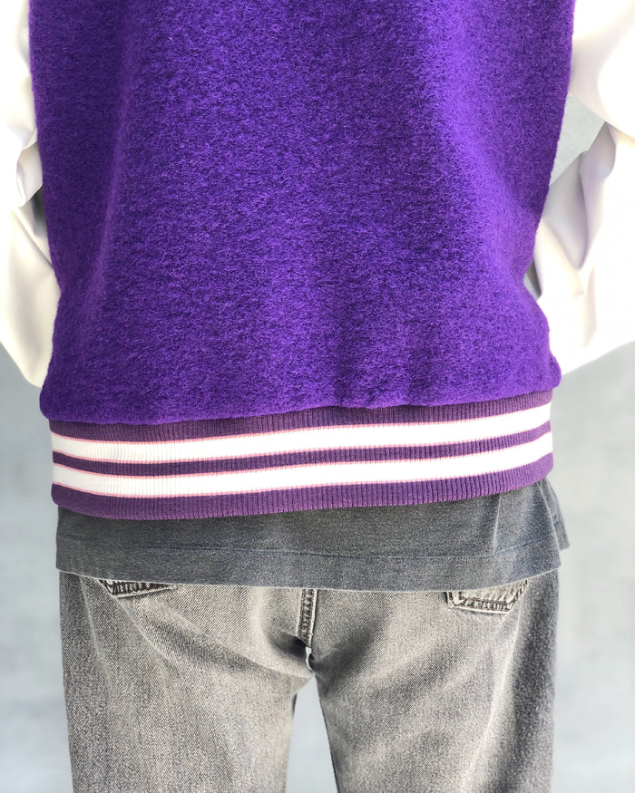 DIGAWEL/VARSITY JACKET (URU TOKYOxDIGAWEL) (PURPLE)