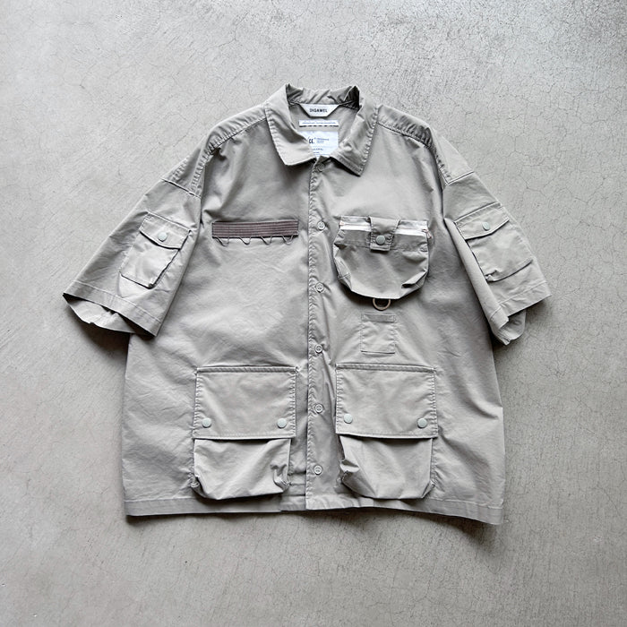 DIGAWEL/F/CE.×DIGAWEL 7 Pockets S/S Shirt (SAGE)