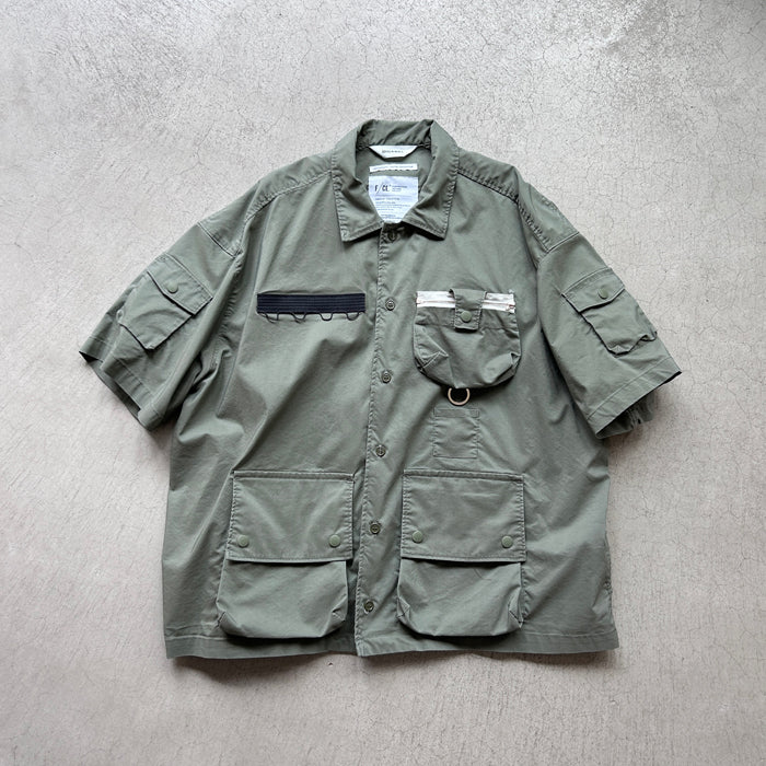 DIGAWEL/F/CE.×DIGAWEL 7 Pockets S/S Shirt (OLIVE)