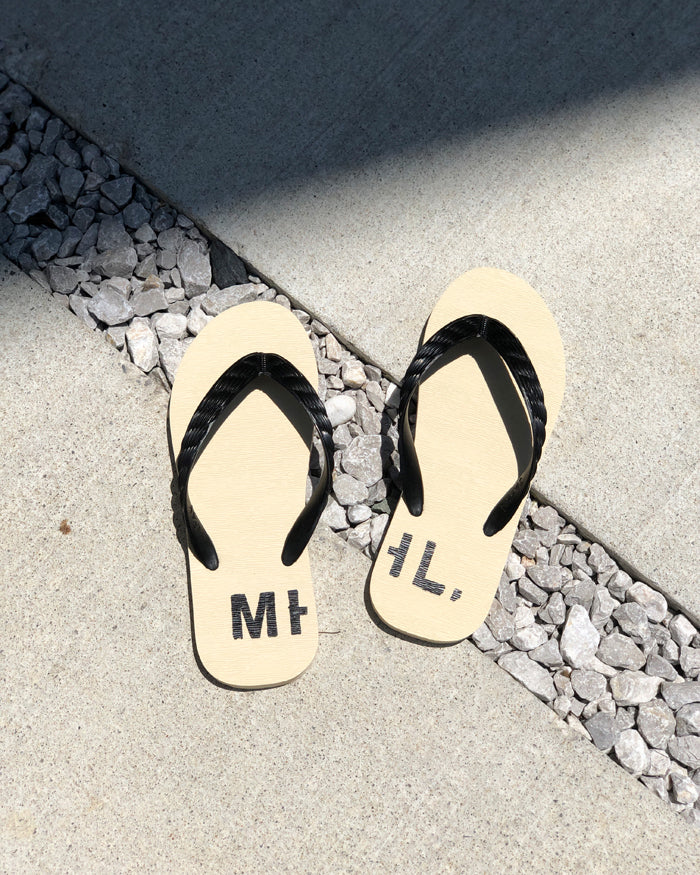 MHL./NATURAL RUBBER BEACH SANDALS