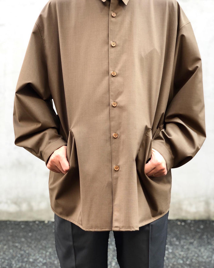 DIGAWEL/SIDE POCKET OVERSIZED SHIRT