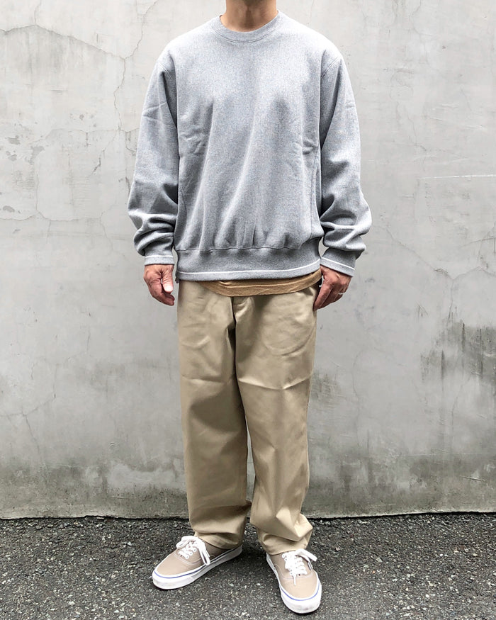 DIGAWEL/REVERSE WEAVE SWEATSHIRT (GRAY)