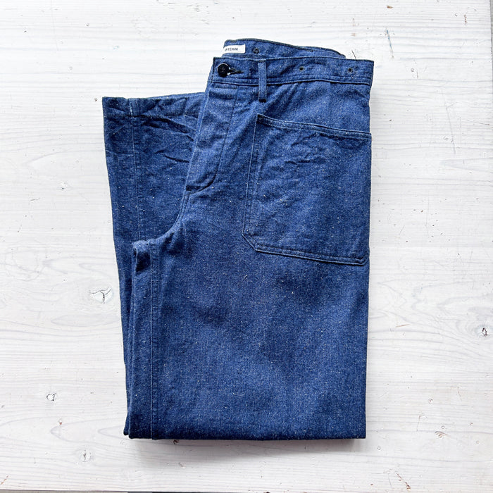 INTERIM/1940's WW2 US.NAVY SELVEDGE NEP DENIM TROUSER (NEP NAVY)