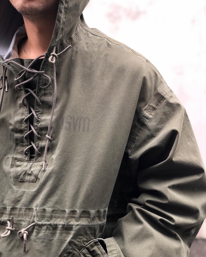 visvim/CHINOOK PONCHO 3L DMGD