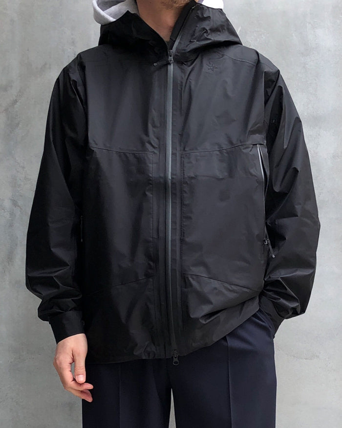 Goldwin/GORE-TEX 3L AQUA TECT JACKET (BLACK)