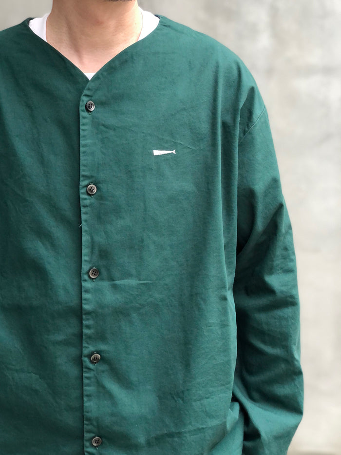 DESCENDANT/CCN COTTON CARDIGAN (GREEN)