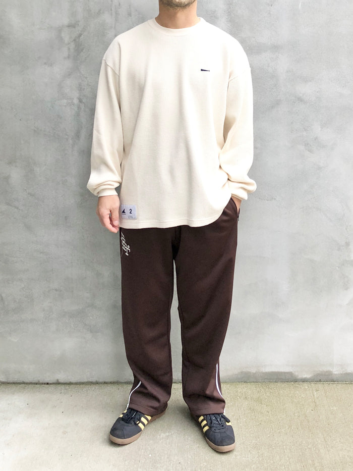 DESCENDANT/CLUB TRACK TROUSERS (BROWN)