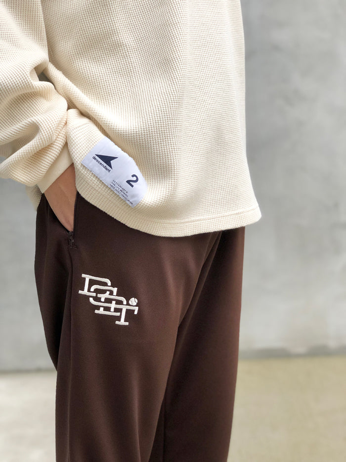 DESCENDANT/CLUB TRACK TROUSERS (BROWN)