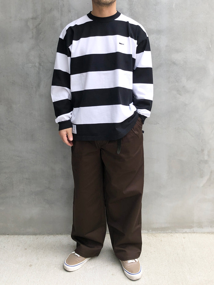 DESCENDANT/HORIZONTAL STRIPE LS (BLACK)