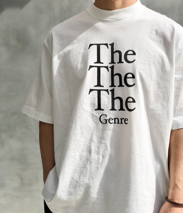 blurhms ROOTSTOCK/The Genre The Print Tee WIDE (WHITE)