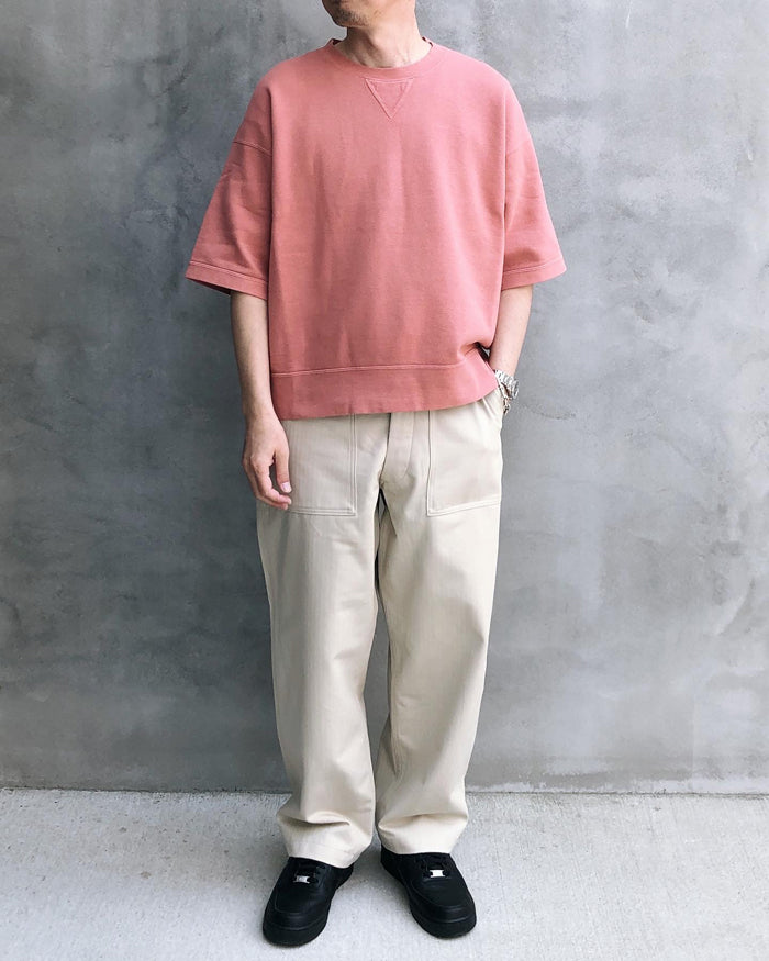 visvim/JUMBO SB SWEAT S/S DMGD (U.D.)