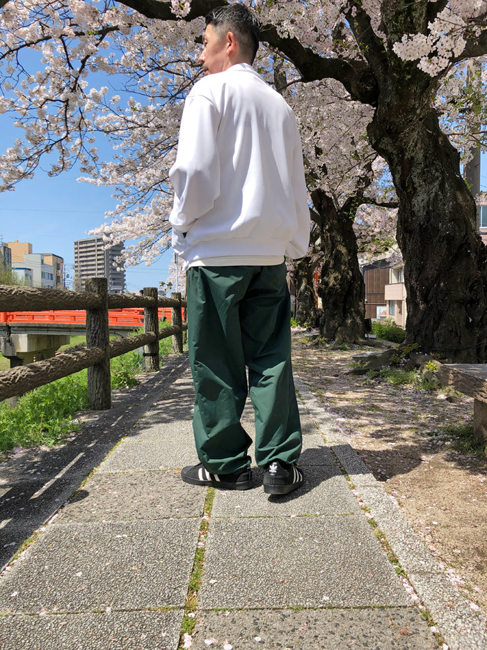 LQQK Studio/NYLON TRACK PANTS (GREEN)