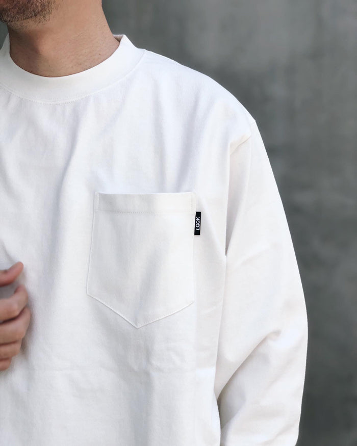 LQQK Studio/L/S RUGBY WEIGHT POCKET TEE