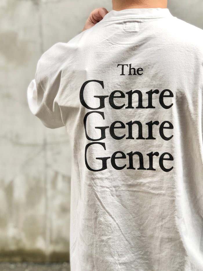 blurhms ROOTSTOCK/The Genre The Print Tee WIDE (WHITE)