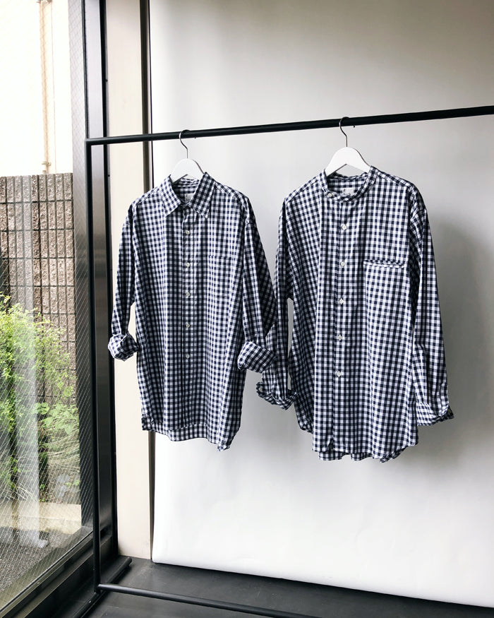 holk/GINGHAM CHECK SHIRTS