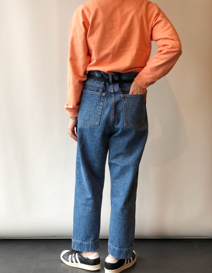 PHEENY/VINTAGE DENIM BIG JEANS(INDIGO)