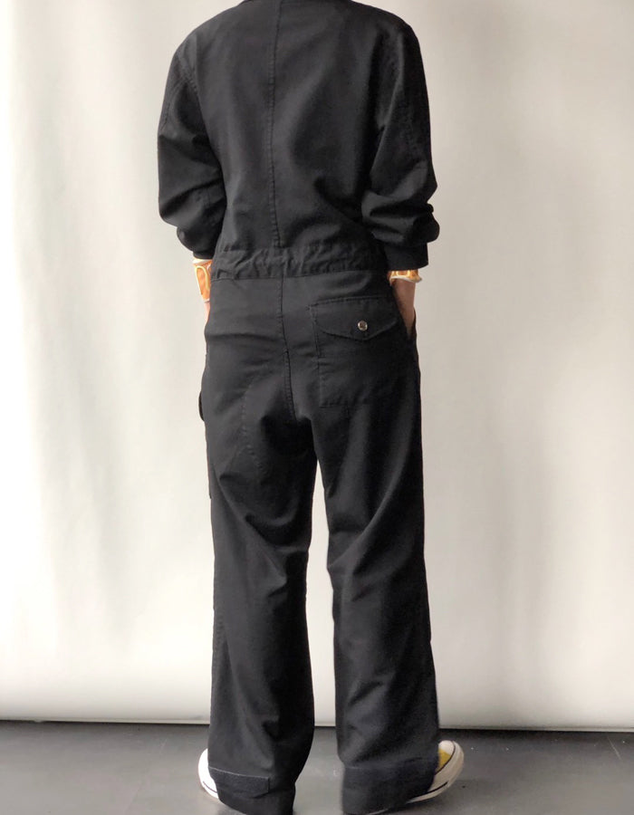 FUMIKA_UCHIDA/GABARDINE JUMPSUIT(BLACK)