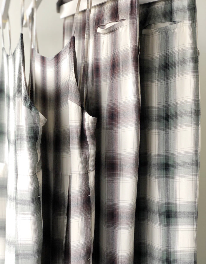 PHEENY/RAYON OMBRE CHECK ALL-IN-ONE