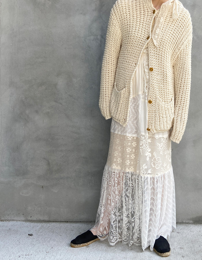 nowos/LACE DRESS(IVORY)